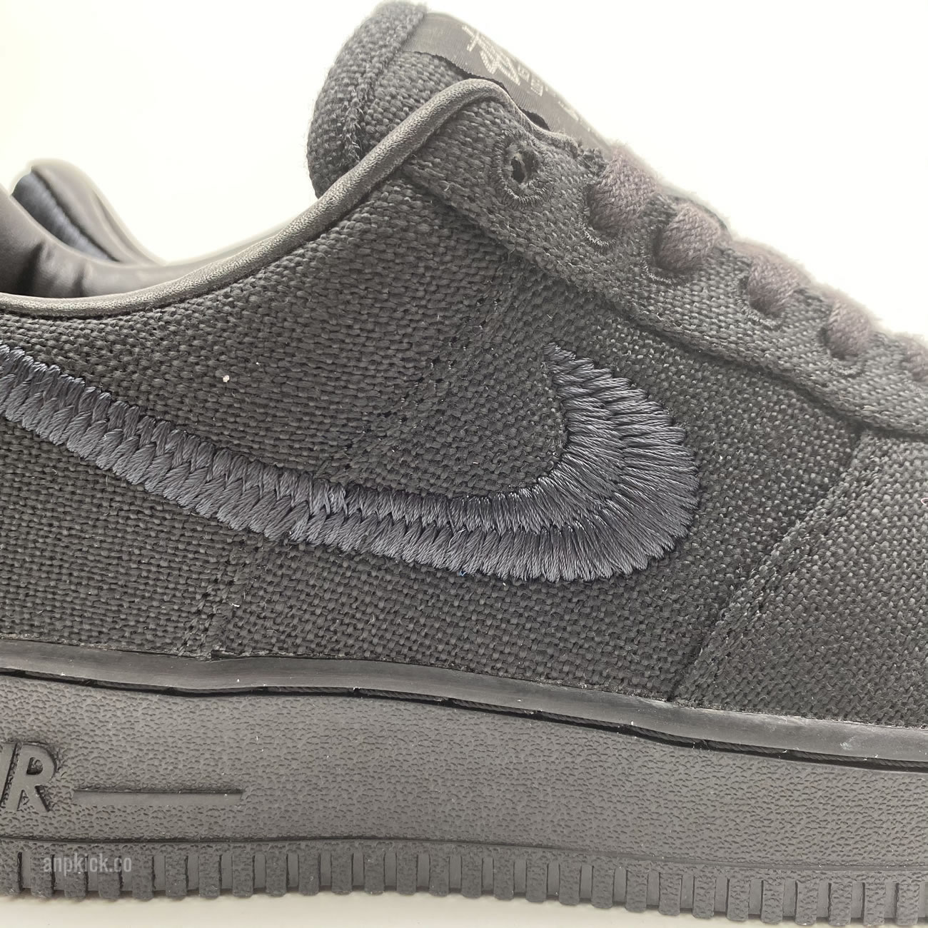 Stussy x Nike Air Force 1 Low "Black" CZ9084-001 Release Date