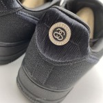 Stussy x Nike Air Force 1 Low "Black" CZ9084-001 Release Date