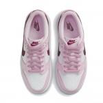 Nike Dunk Low GS "Strawberry Pink" White Pink Red CW1590-601