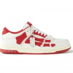 A.M.I.R.I Skel Top Low Leather Sneakers Red MFS003-124