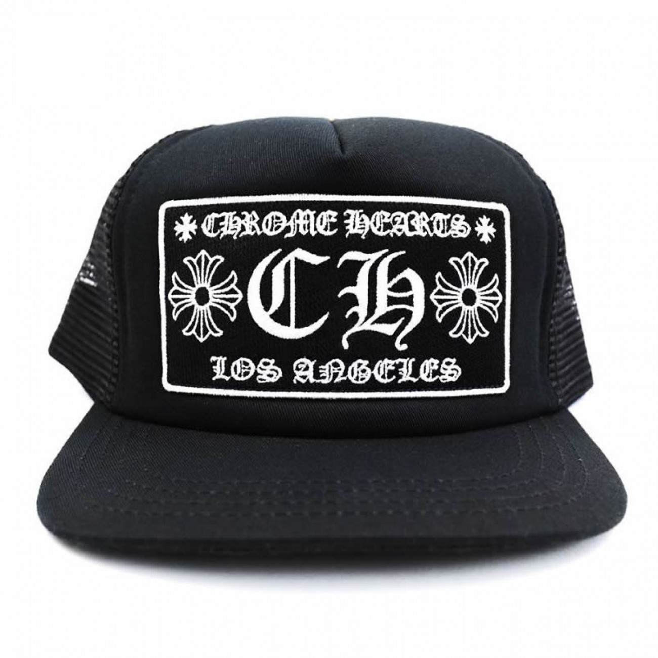 Ch-ro-me Hearts CH Hollywood Trucker Hat Black / White / Camo