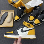 Air Jordan 1 Retro High OG "Yellow Toe" 555088-711 TAXI