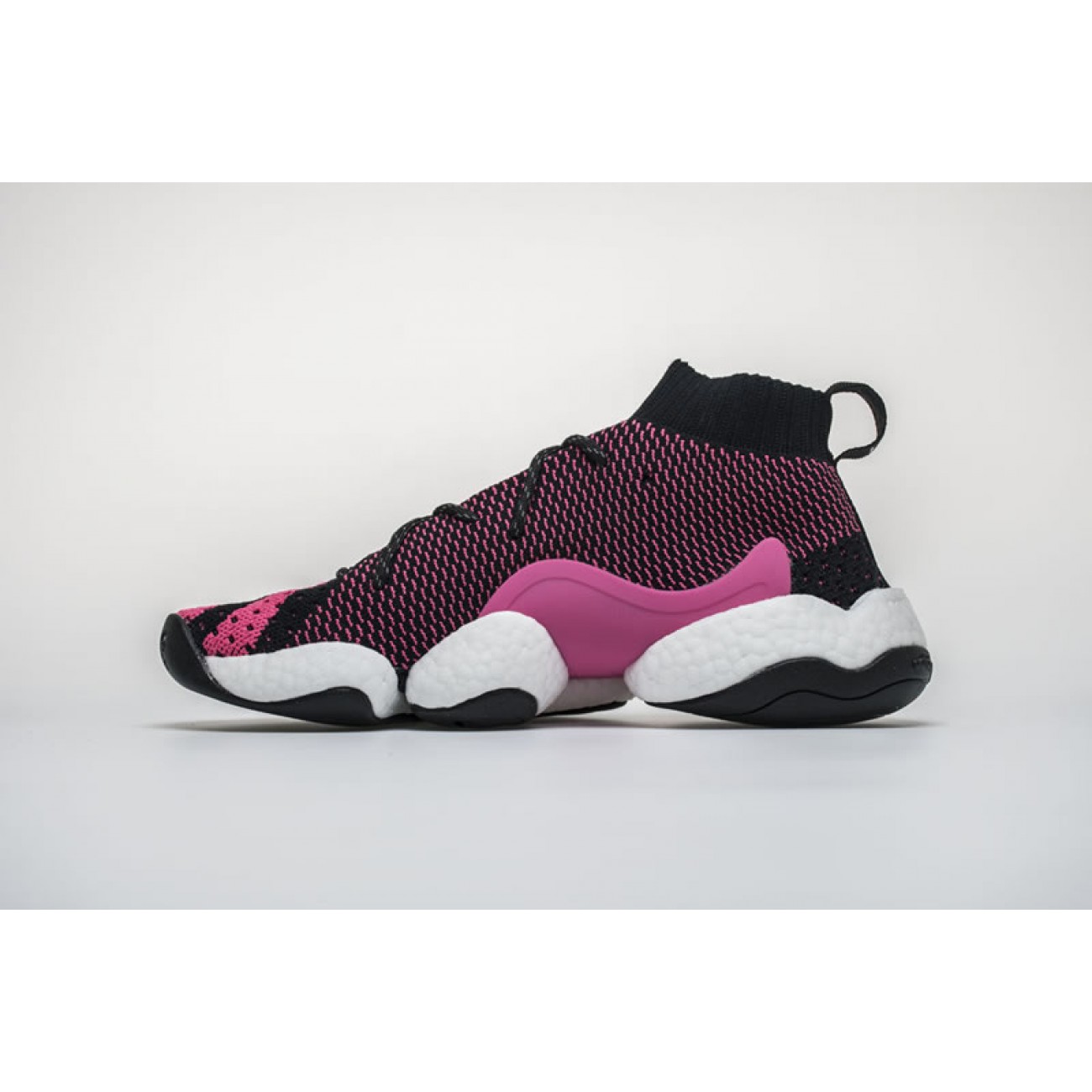 Pharrell Williams x adidas Crazy BYW "Solar Pink" Black Mens Womens Size Basketball Shoes G28182