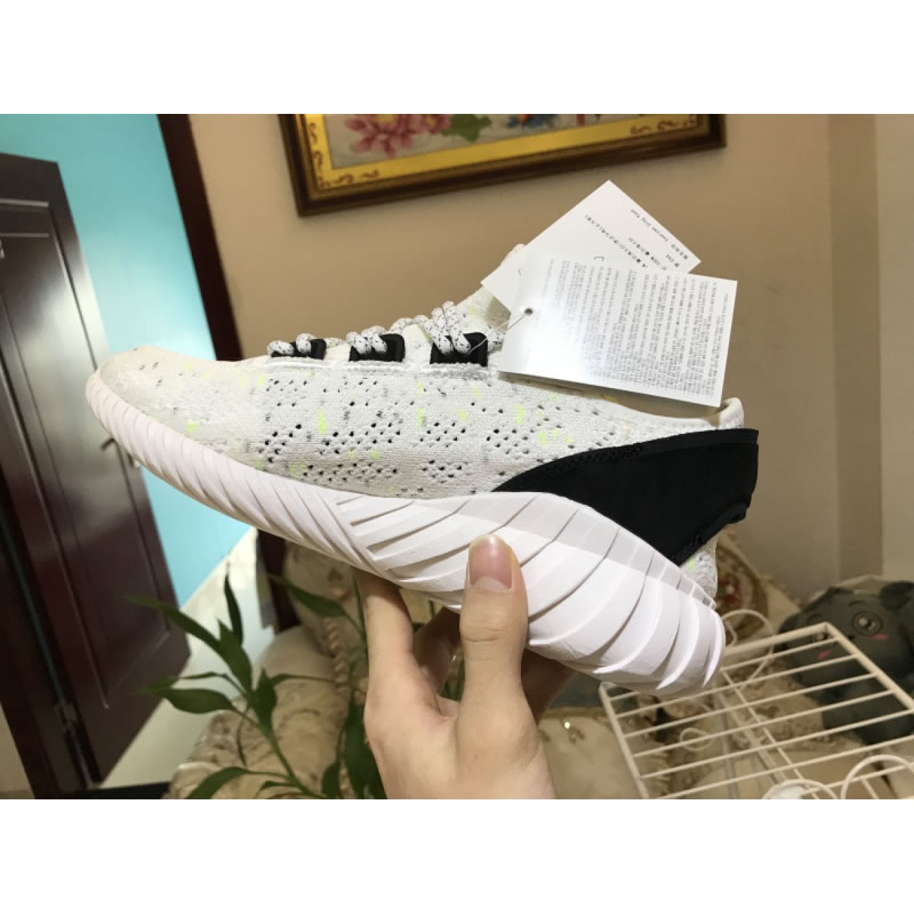 Adidas Tubular Doom Sock Primeknit White Black BY3558