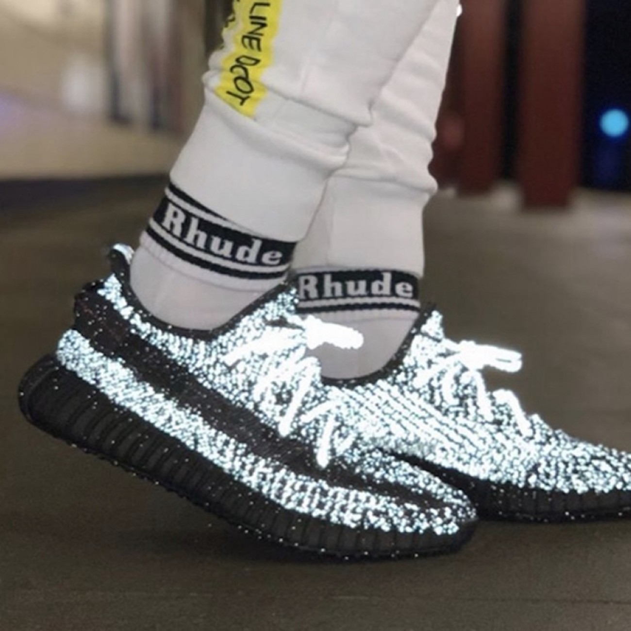 adidas Yeezy Boost 350 V2 Static 3M "Black Reflective" FU9007