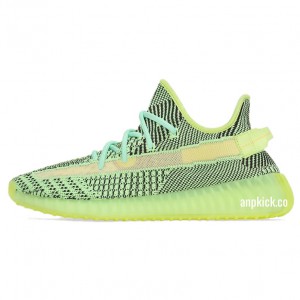 adidas Yeezy Boost 350 V2 "Yeezreel" Reflective Green Black Release Date FX4130