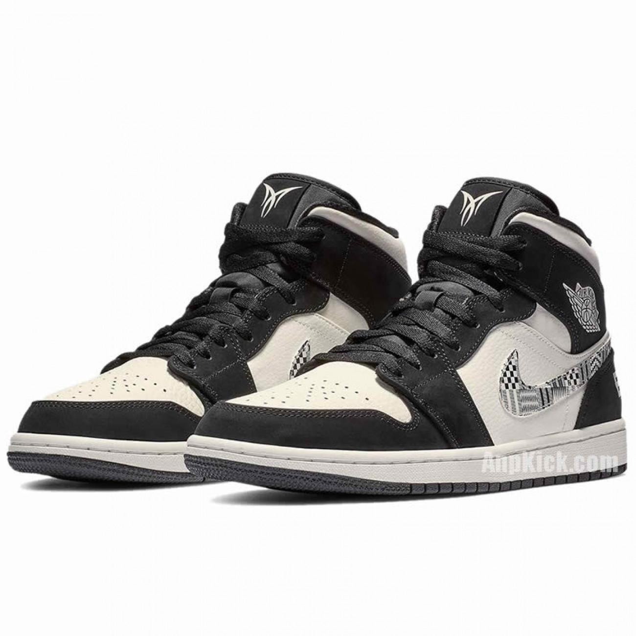 Air Jordan 1 Mid BHM "Equality" 2019 Melo AJ1 Shoes 852542-010