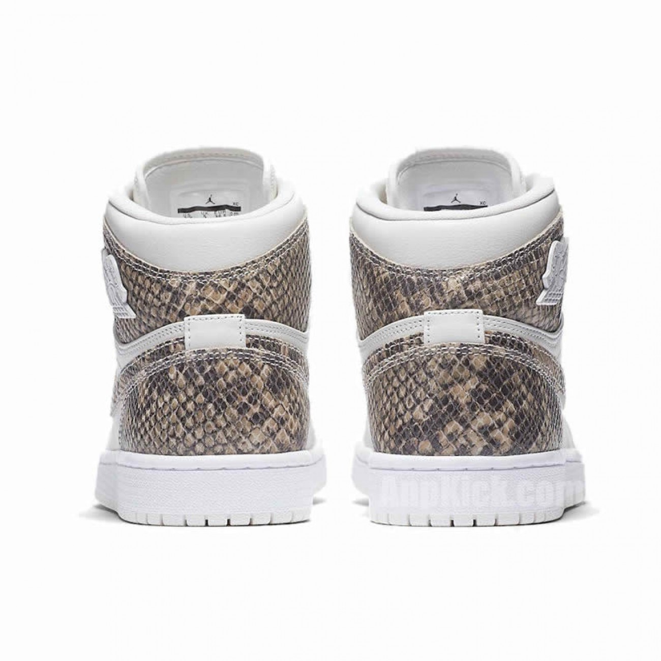 Air Jordan 1 Retro High "Snakeskin" White Shoes AH7389-004