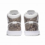 Air Jordan 1 Retro High "Snakeskin" White Shoes AH7389-004