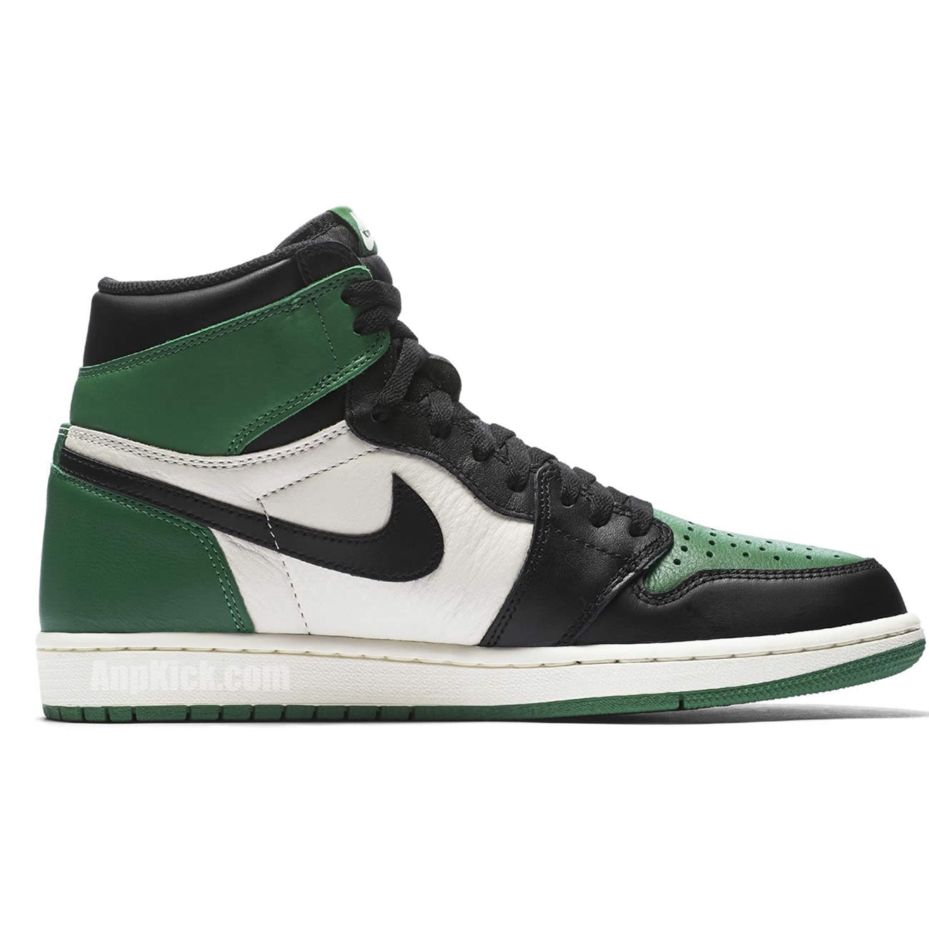 "Pine Green" New Air Jordan 1 High OG Mens GS Shoes 555088-302 Release Date