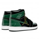 Solefly Miami Art Basel x Air jordan 1 Green Patent Leather "Friends & Family" AV3905-038