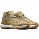 Air Jordan 11 Netural Olive Lux Green Womens GS AJ11 AR0715-200