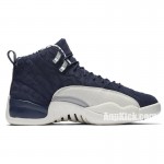 Air Jordan 12 "International Flight" New AJ12 12s Navy Blue And White BV8016-445