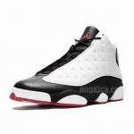 Jordan 13 "He Got Game" 2018 Black and White 13s 309259-104