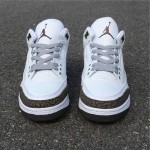 Air Jordan 3 "Mocha" 2018 White/Chrome/Dark/Brown 136064-122