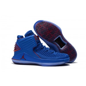 Air Jordan 32 XXXII "Russ" / Blue / Red