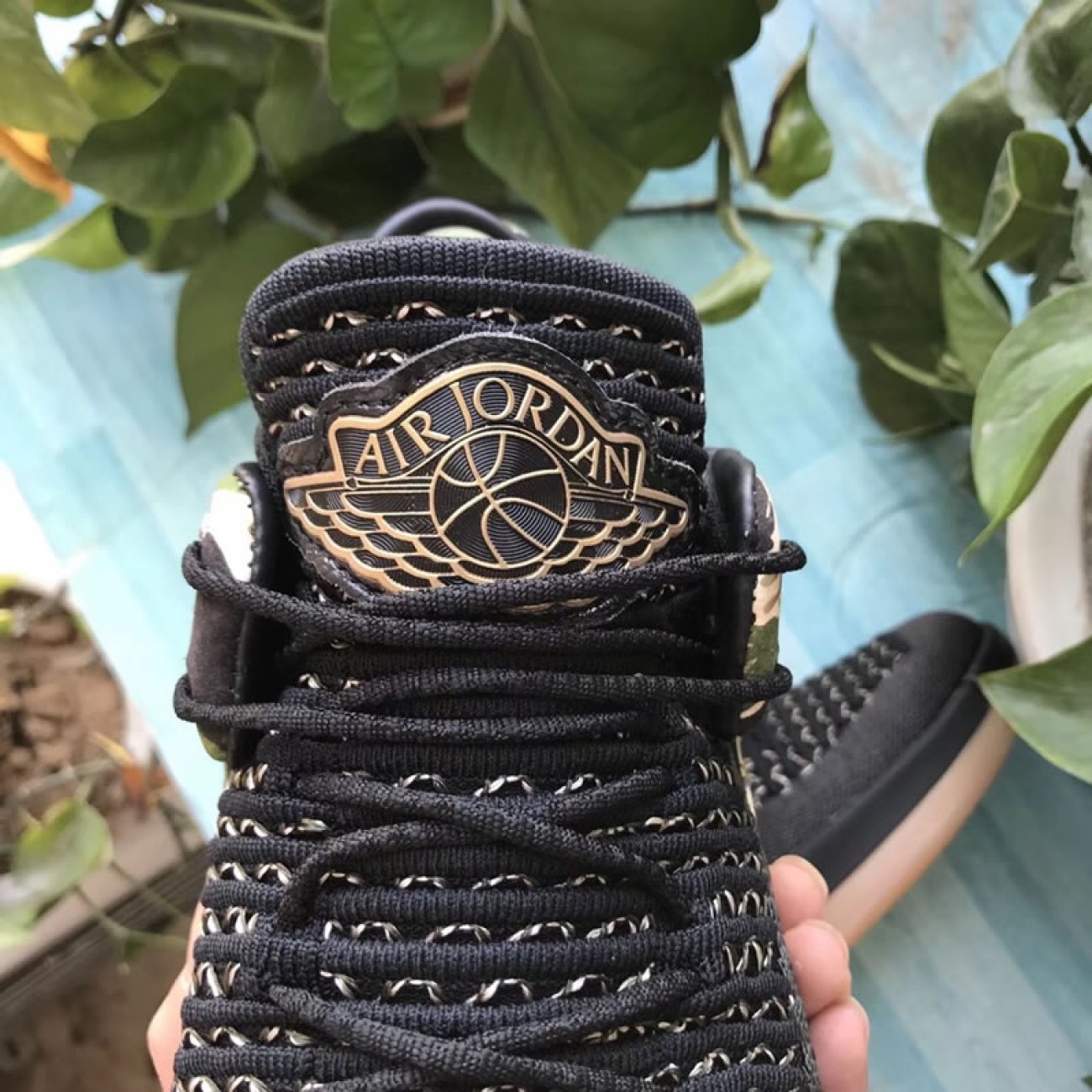 Air Jordan 32 Low "Tiger Camo" Black AH3347-021