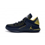 Air Jordan 32 XXXII Low Deep Blue/Yellow