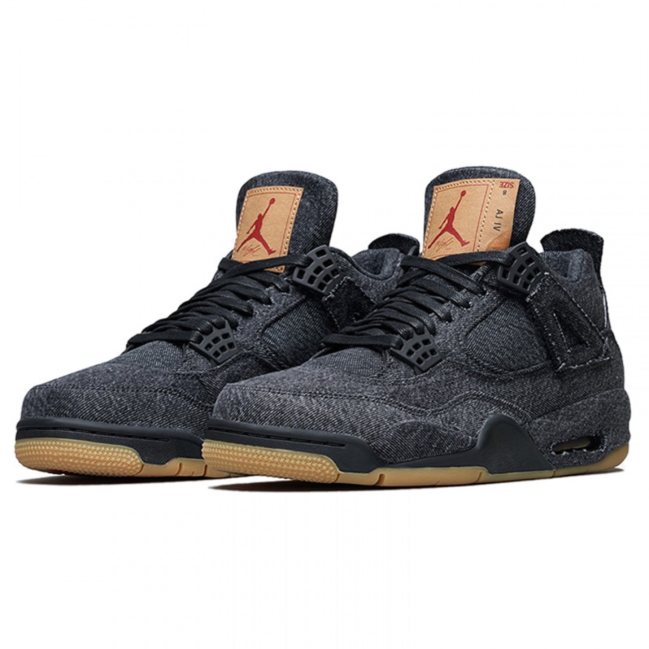 Levi's x Air Jordan 4 "Black Denim" AO2571-001