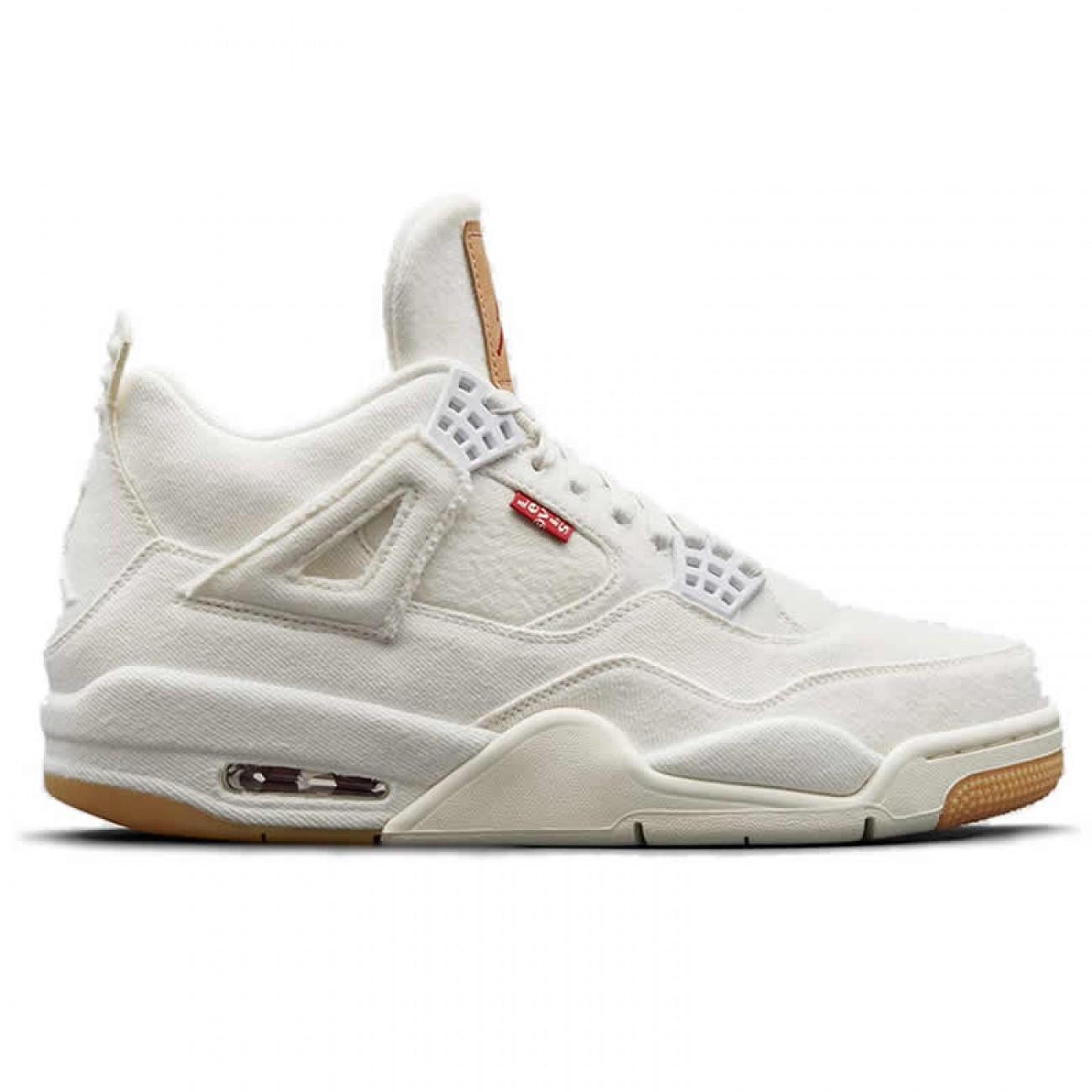 Levi's x Air Jordan 4 Retro "White Denim" AO2571-100