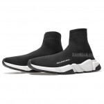 Balenciaga Shoes Like Socks High Top Speed Runners Black/White 494371W05G0