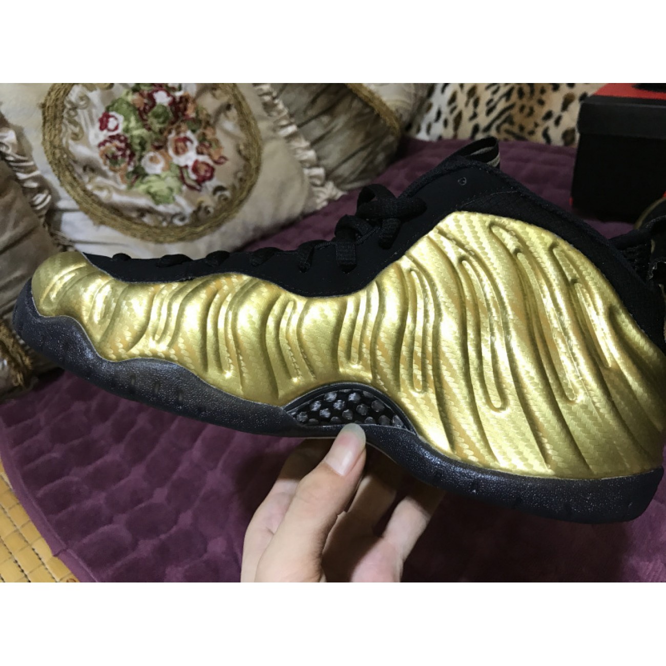 Nike Air Foamposite Pro "Metallic Gold" 624041-701