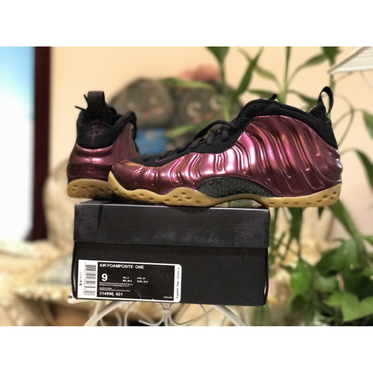 Nike Air Foamposite One "Maroon Gum" 314996-601 