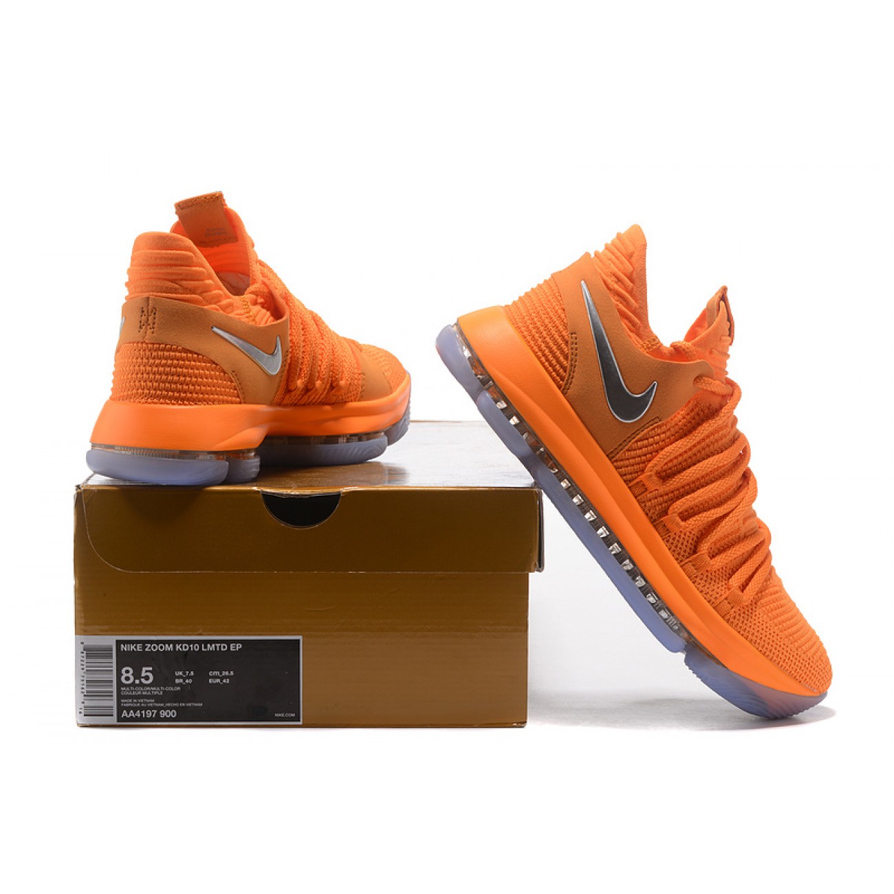 Kevin Durant KD10 "All Star" Orange/Silver