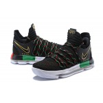 Kevin Durant KD10 "BHM" Black/Multicolor/Gold