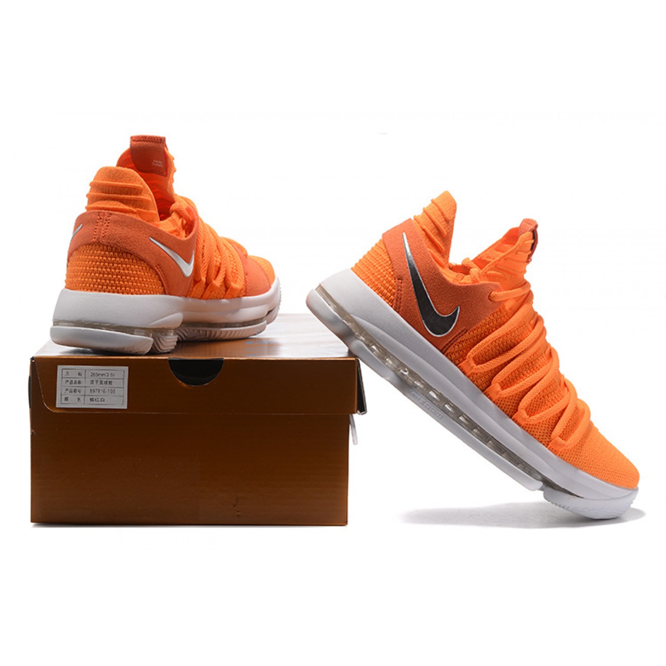 Nike Zoom Kevin Durant KD10 EP Orange/Silver/White