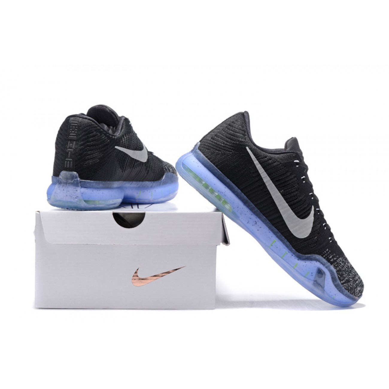 Kobe 10 Elite Low HTM Black/Reflective Green