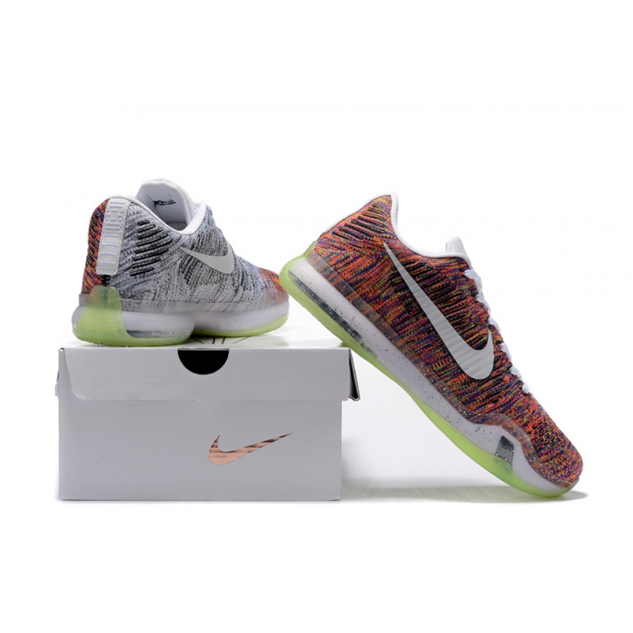 Kobe 10 Elite Low HTM "Rainbow" Multicolor/White