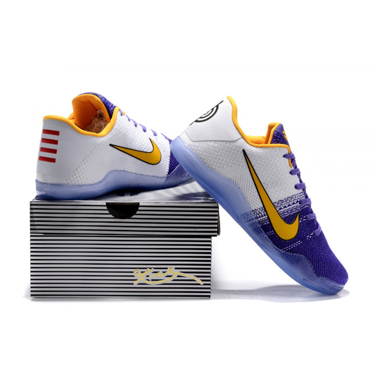 Kobe 11 Elite Low Purple/White/Yellow