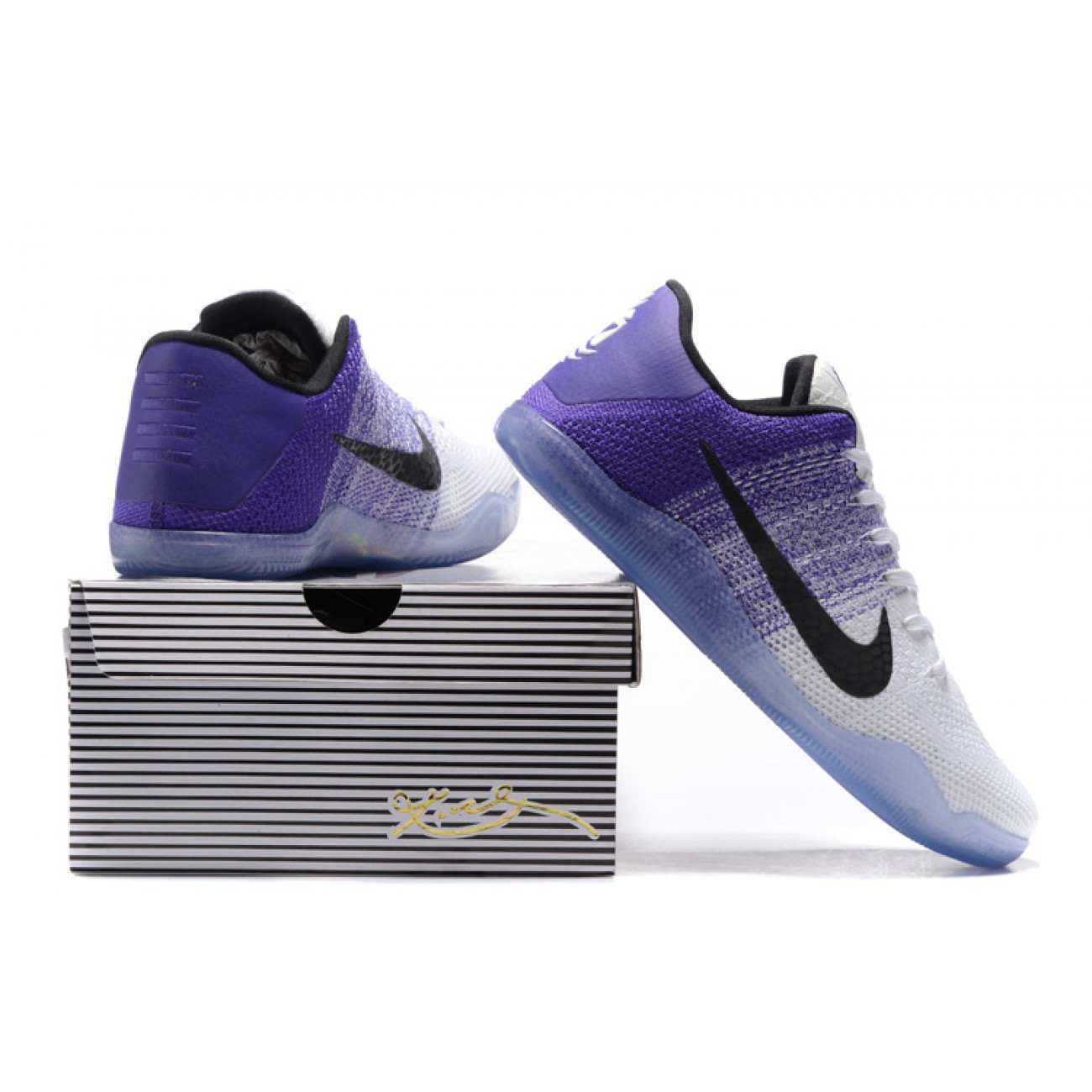 Kobe 11 Elite Low White/Purple