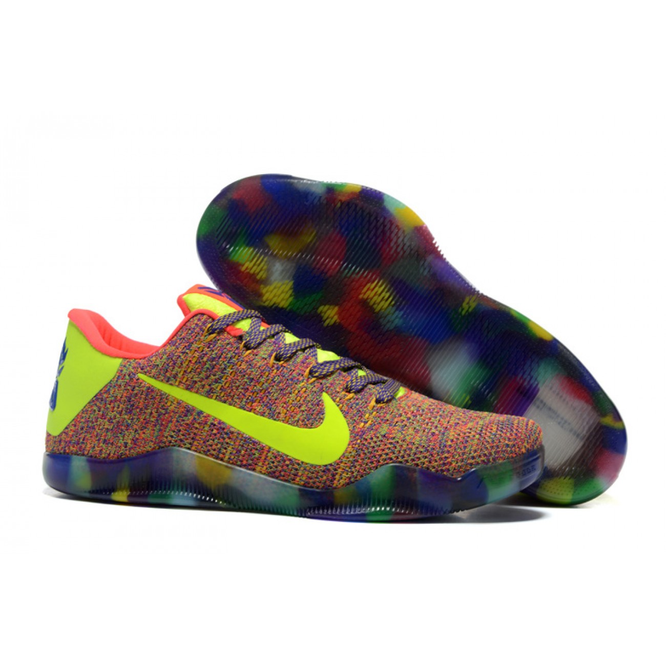 Kobe 11 Elite Low "Rainbow" Multicolor/Grass Green