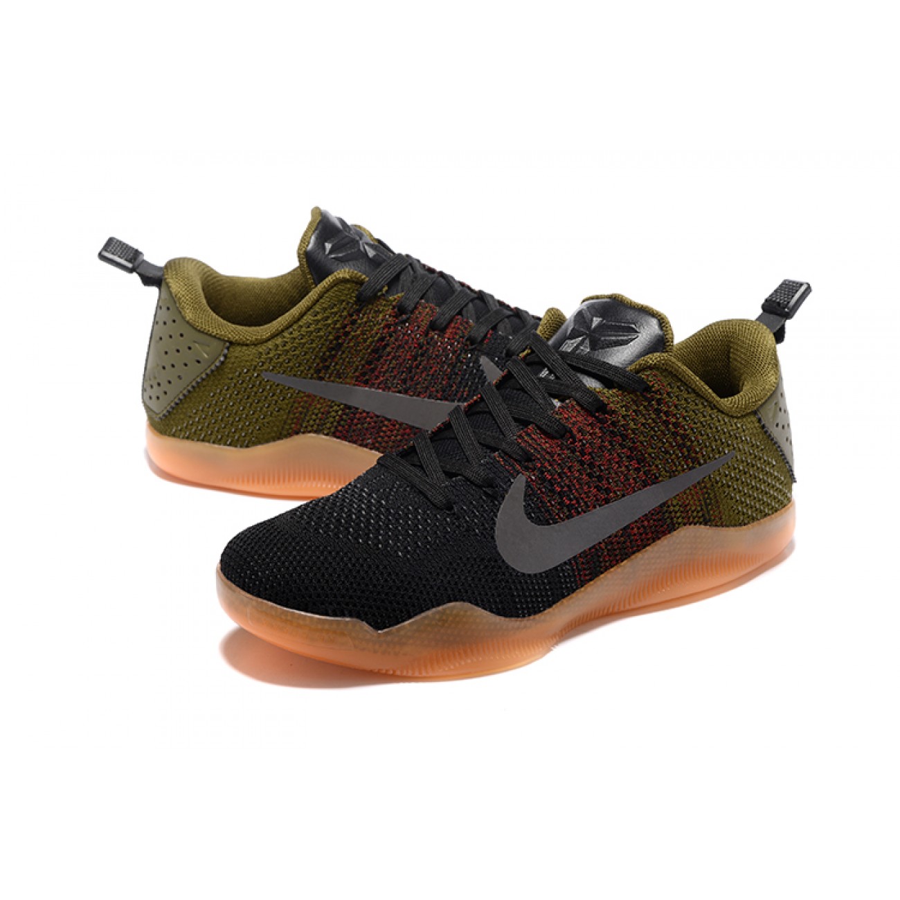 Kobe 11 Elite Low 4KB "Black Horse" Black/Multicolor/Army Green