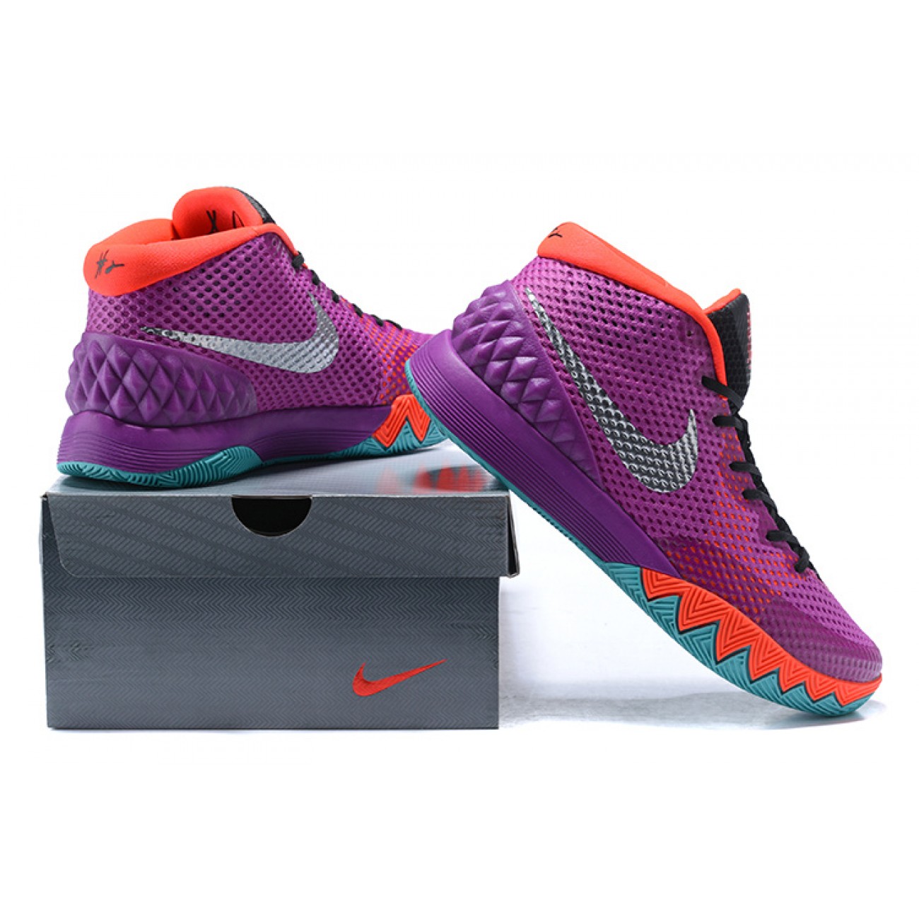 Kyrie 1 "Easter" / Purple / Silver / Orange