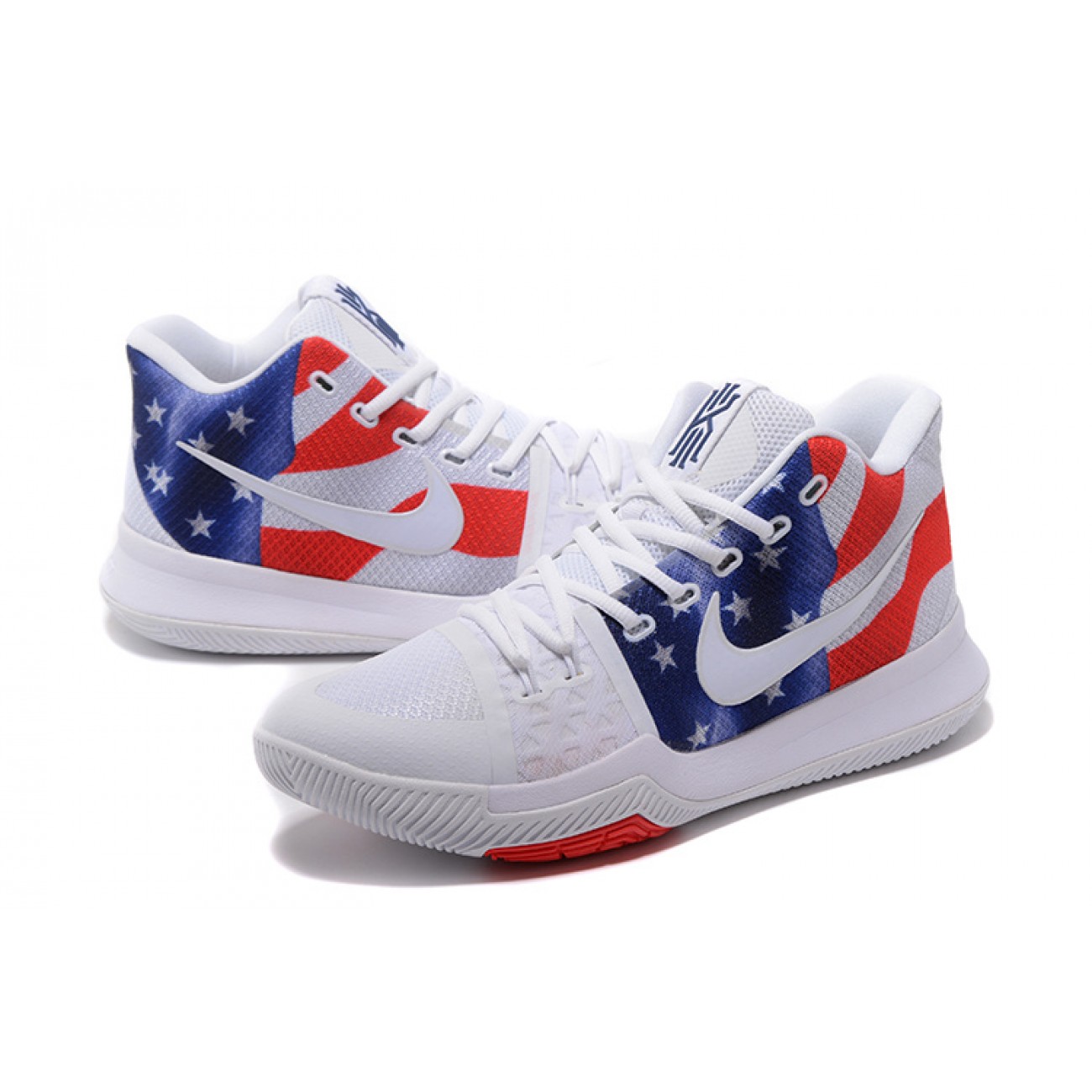 Kyrie 3 "USA Team" White/Blue/Red