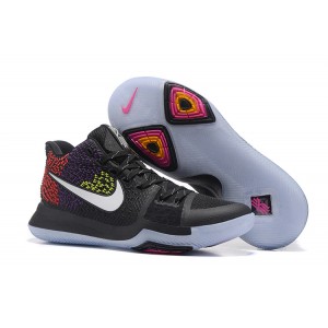 Kyrie 3 "Colorful" Black/Purple/Orange