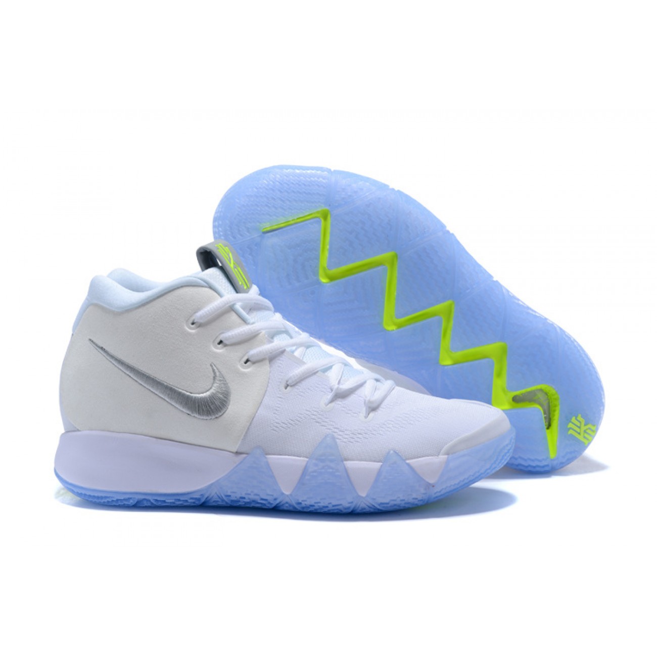 Kyrie 4 White/Silver/Green