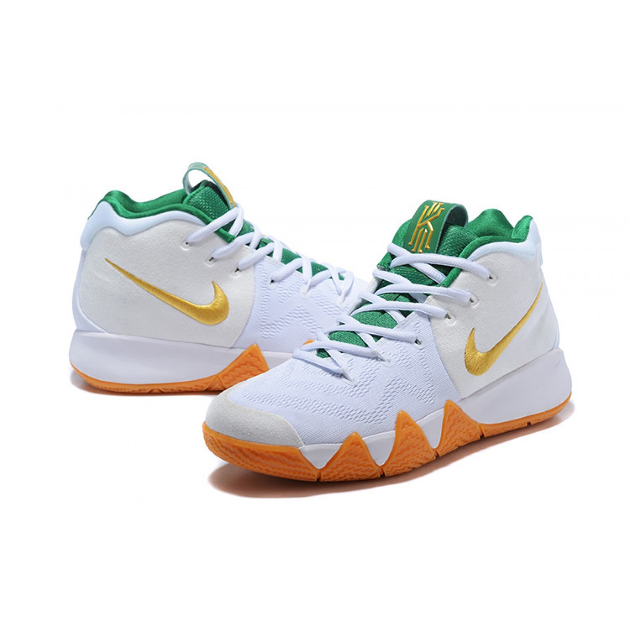 Kyrie 4 White/Green/Gold