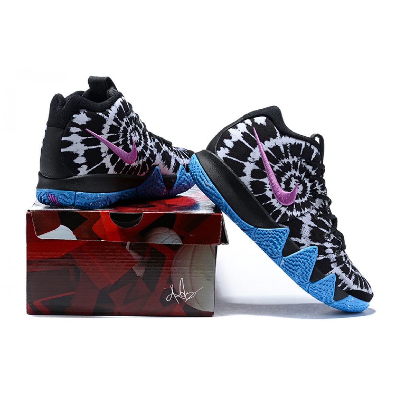 Kyrie 4 "All Star" Black/White/Purple