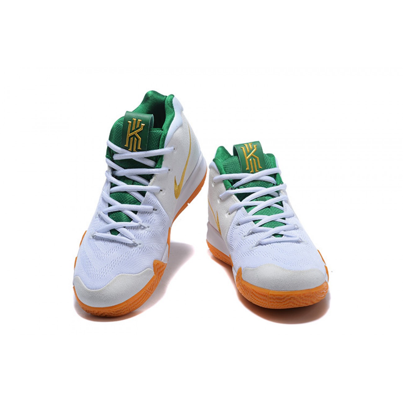 Kyrie 4 White/Green/Gold