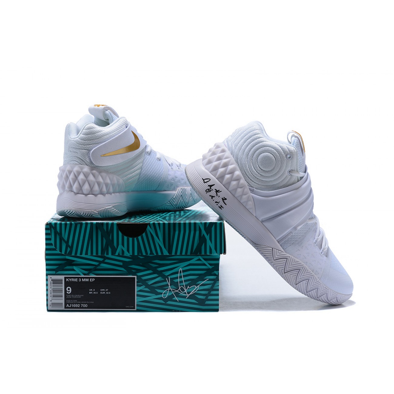 Kyrie S1 HYBRID White/Gold