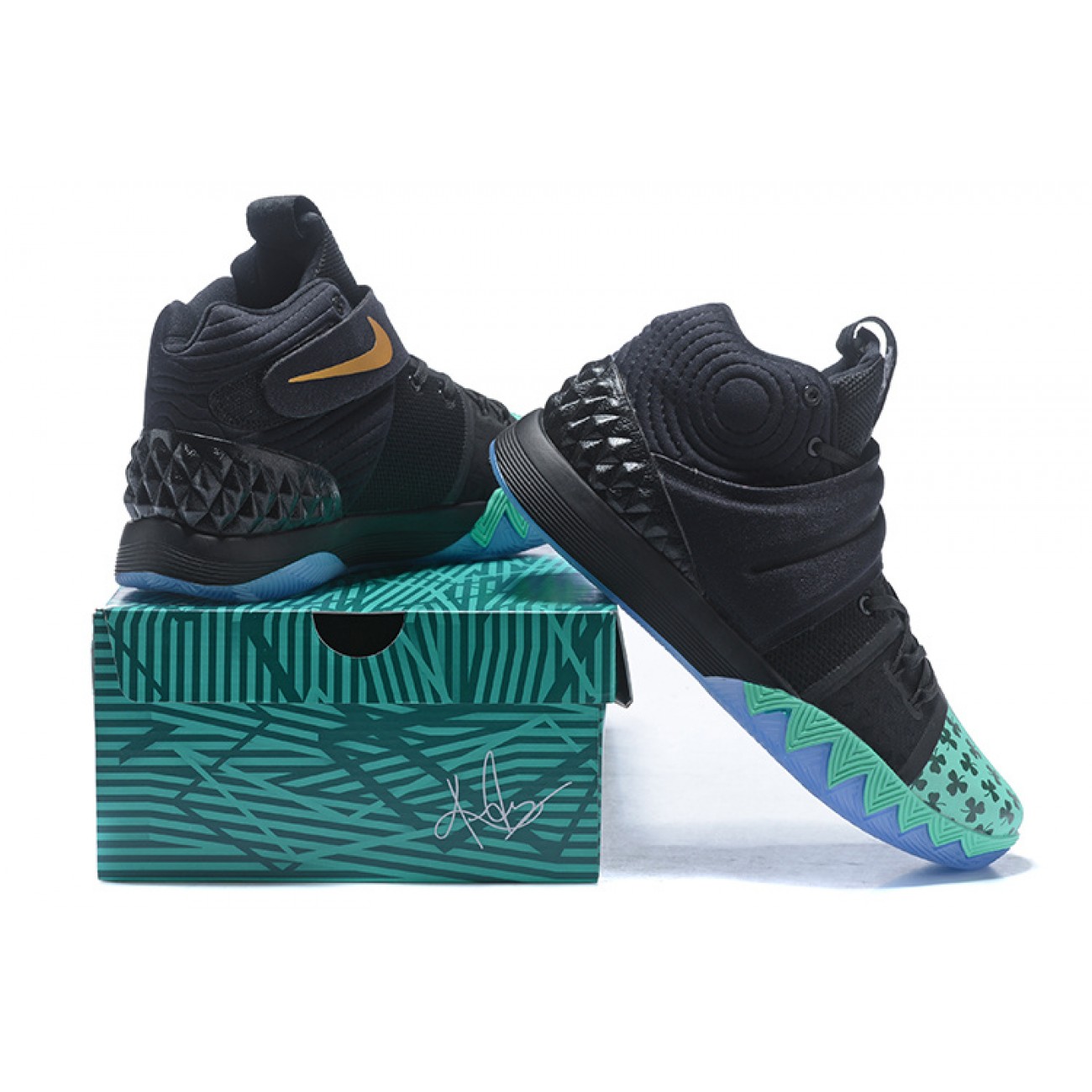 Kyrie S1 HYBRID "SHAMROCK / Celtics" Black/Green