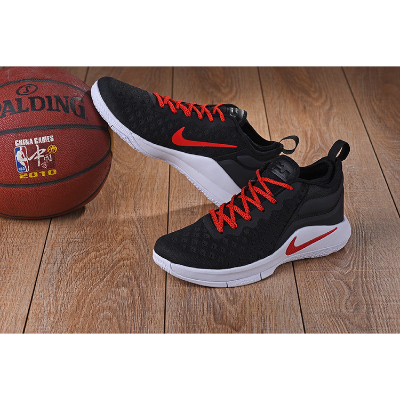 Lebron Witness 2 Flyknit Basketball Shoes Black/Red