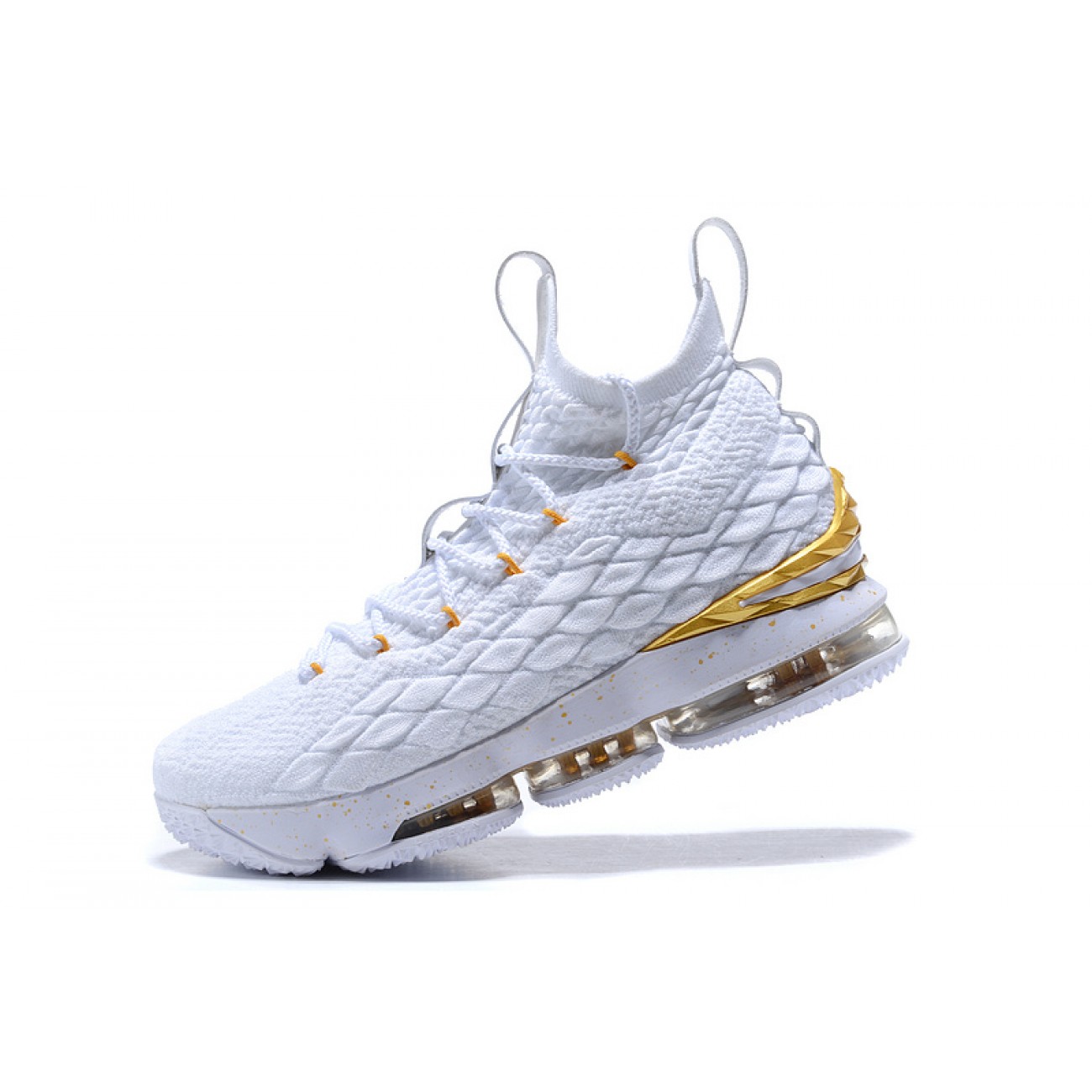 Lebron 15 White/Gold