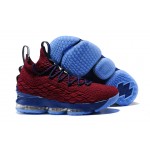 Lebron 15 Wine Red/Blue