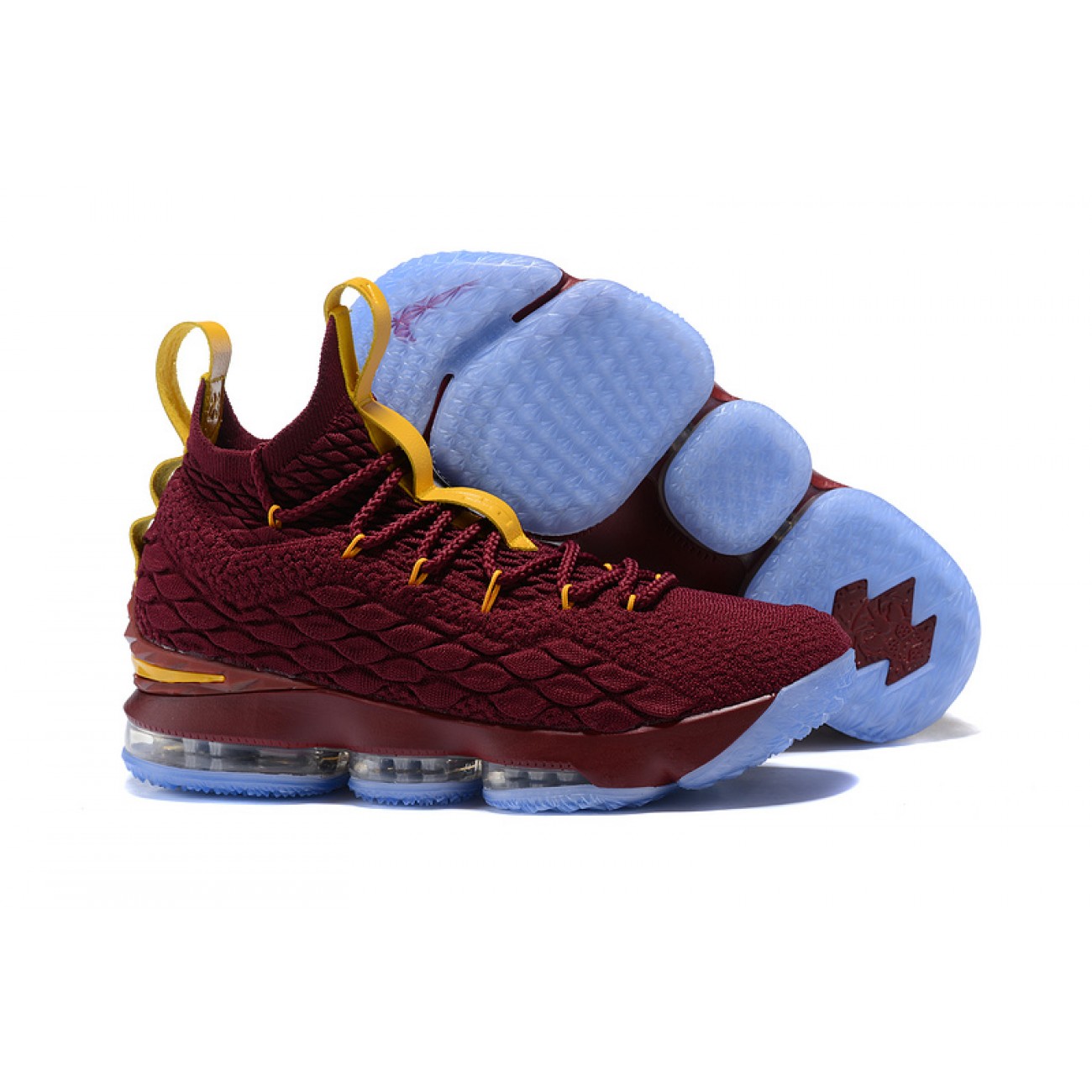 Lebron 15 Wine Red/Yellow