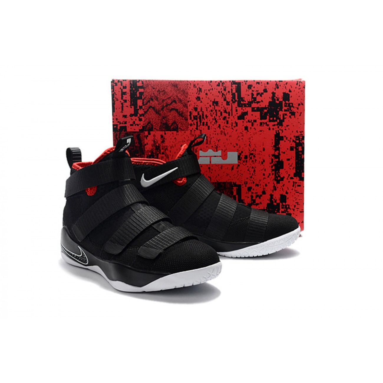 Lebron Soldier 11 "Bred" Black/Red